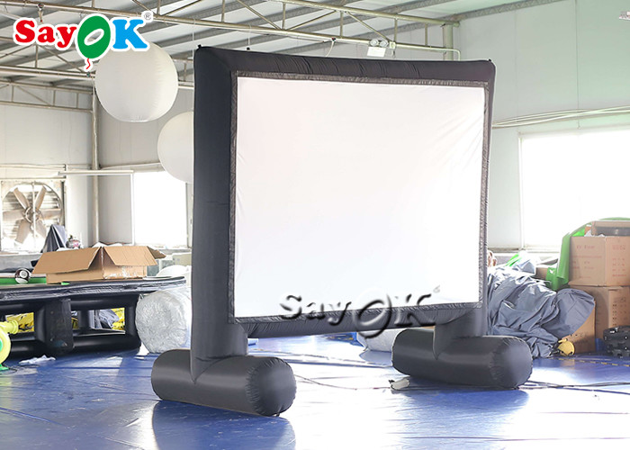 Blow Up Movie Screen 2.5x1.9mH Small Portable Commercial Inflatable Screen For Outdoor
