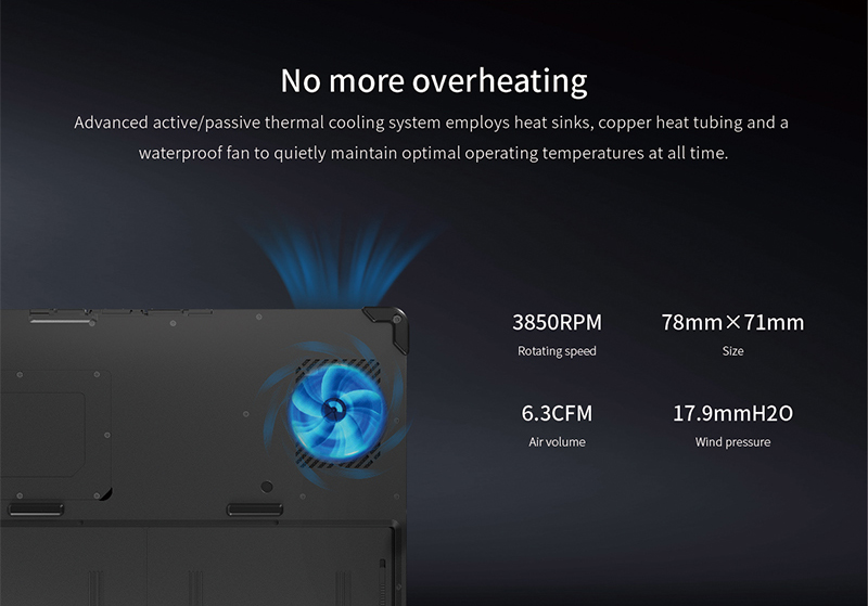 Rugged 13.3 Inch Core i7/I7 5g Touch Laptop with Anti-Peeping Camera and Fingerprint