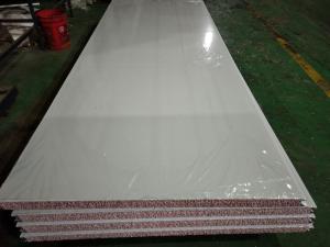 Quality eps sandwich panel used modified polystyrene foam cover 0.426mm steel sheet with film both side wholesale