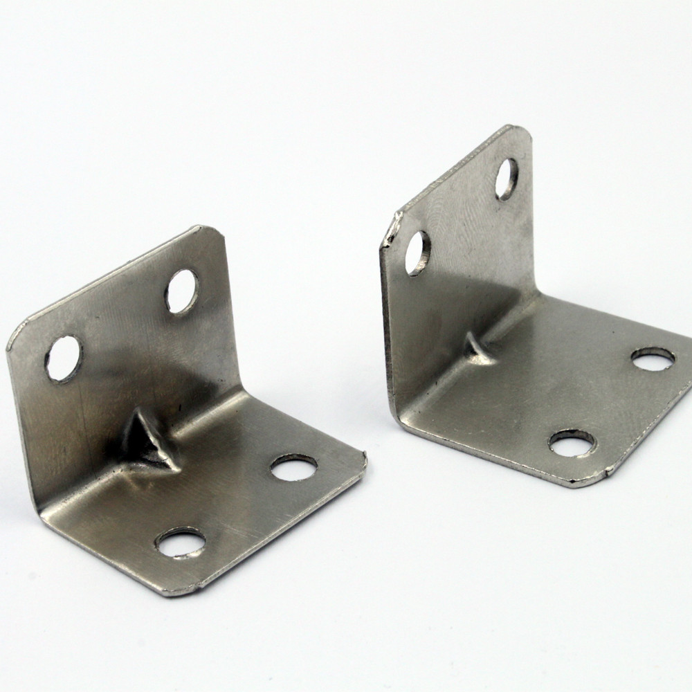 Reinforced Stainless Steel/Iron Support Corner Brace Joint Right Angle Bracket for OEM