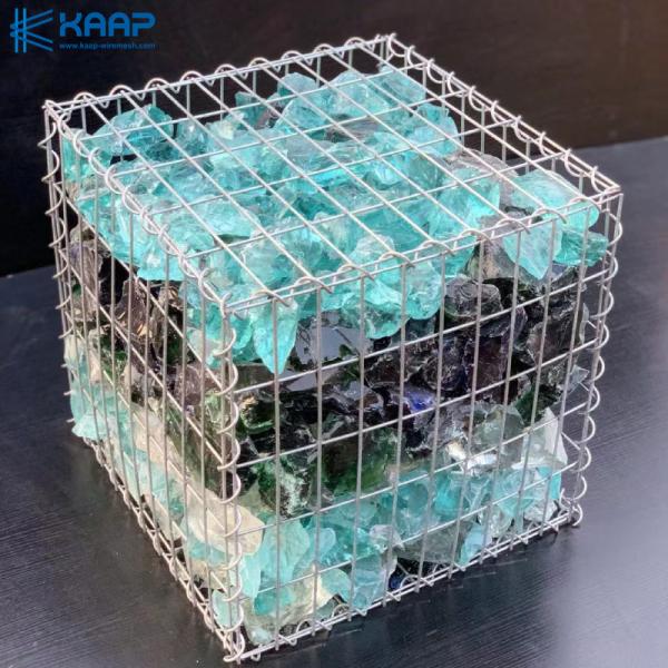 Hot Dipped Galvanized Gabion Wall Construction With Welded Reinforcing Mesh