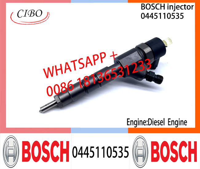 BOSCH injetor 0445110535 Common Rail Fuel Injector 0445110535 For Diesel Engine