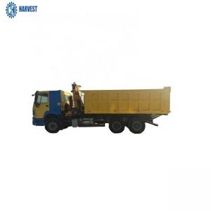 Quality 5000kg Knuckle SQ5ZK2Q Howo 6x4 Right Hand Drive 30 Ton Dump High Up Truck Crane wholesale