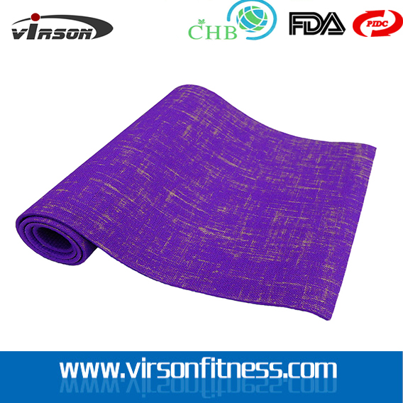 2015 hot selling high quality eco friendly jute yoga mats with customize logo