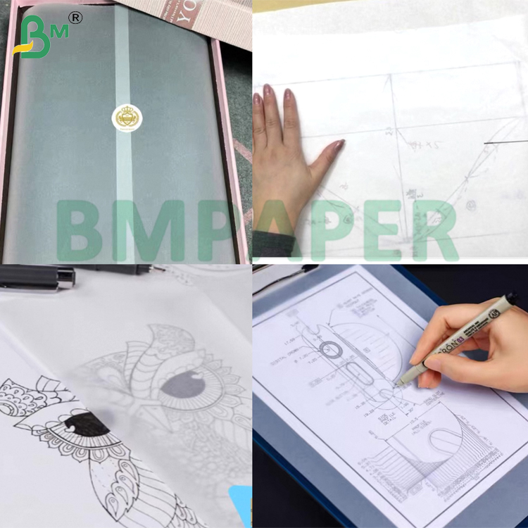 53g 63g Scratch - Resistant Drafting Tracing Paper For Hand Drawing Designed Sheets Rolls