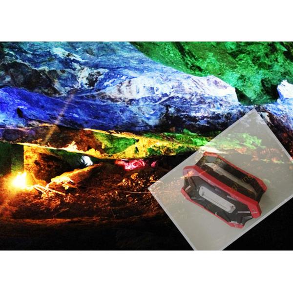 600 Lumen Solar Led Work Light , Rechargeable 5W Rectangle COB Led With USB Cable
