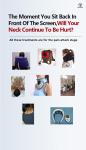 Relieve Stiffness Smart Neck Massager Rotating LCD Monitor Mount
