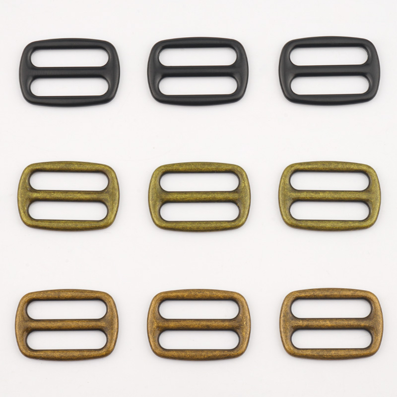 Adjustable Metal Tri Glide Buckle for Handbag Accessories Custom Logo 9 Colors