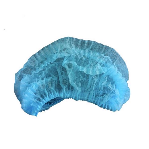Light Weight Disposable Bouffant Scrub Hats With Non - Irritating Elastic Band