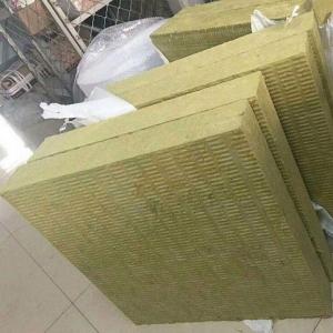 China Building Industrial Heat Insulation Rock Wool Board 50mm Thickness 600mm Width on sale