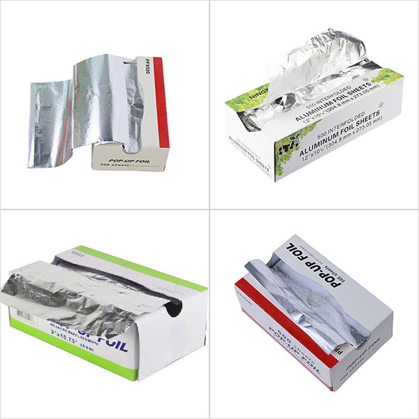 200 Sheet 500 Sheets Pop-Up Aluminium Kitchen Foil Sheets For Food Packing