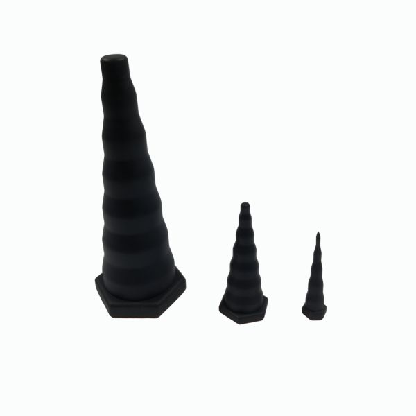 Silicone Custom Shape Double Flare Hot Red Ear Plugs Flesh Tunnel Piercing