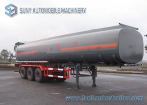 China Customized Oil Tank Trailer 42000L Trapezoid Alcohol Chemical Tank Trailer 0.9 Bar on sale