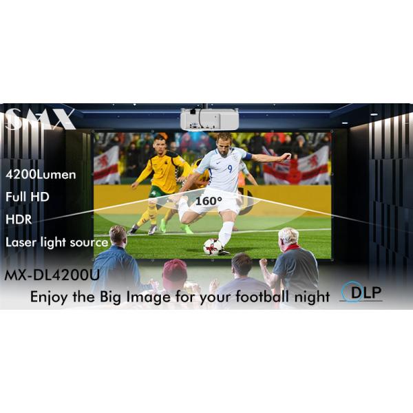1920x1080 4200 Lumen DLP Laser Projector 4k Built In 10W Speaker
