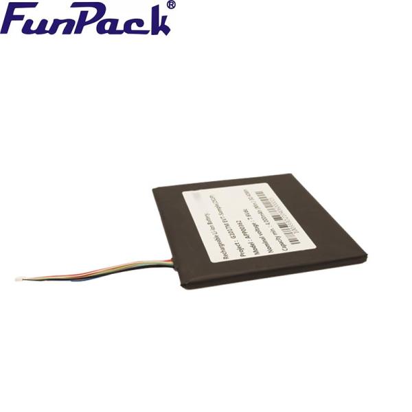 OEM 3.7 V 4000mah Battery , Polymer Li Ion Rechargeable Batteries For Tablet PC
