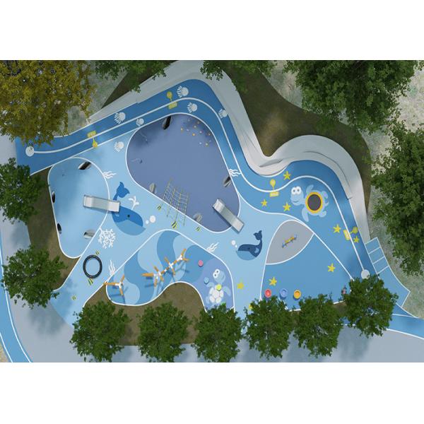 Quality Ocean Theme Outdoor Playground Equipment Micro Topography Antifade wholesale