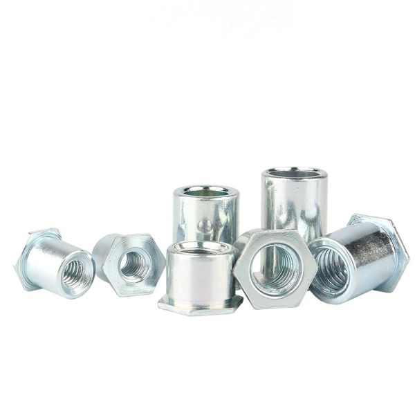 Hexagonal Female Threaded Rivet Standoffs Stainless Steel Galvanized Through Hole