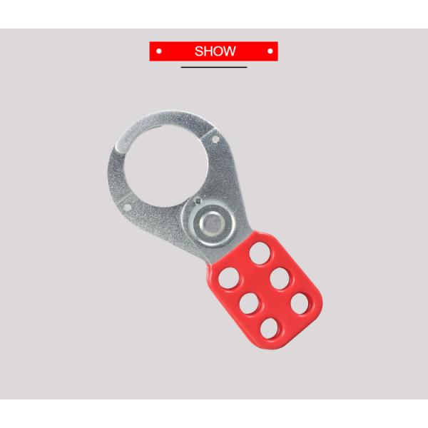 Rustproof Industrial Safety Lock Hasps Six Holes Master Lockout Hasp