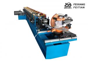 Automatic Steel Rolling Shutter Slats Roll Forming Machine With 0.3 - 0.8mm Thickness