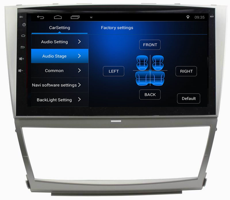 Ouchuangbo car radio stereo multimedia android 8.1 for Toyota Camry 2006-2011 with USB SWC 1080P Video music