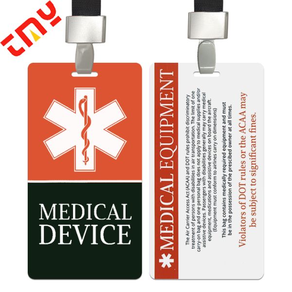 Custom Printed Vip Pass Metal Event Lanyards Badges With Logo for Business Conference