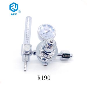 Adjustable Pressure Regulator With Flowmeter , Industrial Inline Pressure Valve