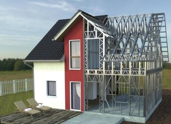 Durable Lightweight Steel Frame Construction Steel Prefab House Prefabricated