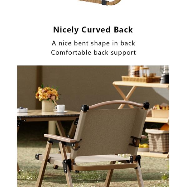 iNature Kermit folding chair in outdoor setting