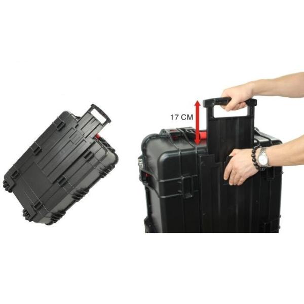 Heavy Duty ABS Trolley Case Balloon Light Packaging With Ultra Strong Hexaboard Panels