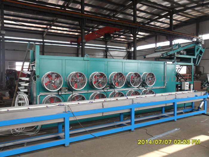 HHS 5m/Min To 25m/Min Batch Off Cooler Conveyor Belt Rubber Sheet Cooling Machine