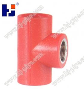Quality Plastic pipe fittings PPR reducer female thread tee wholesale