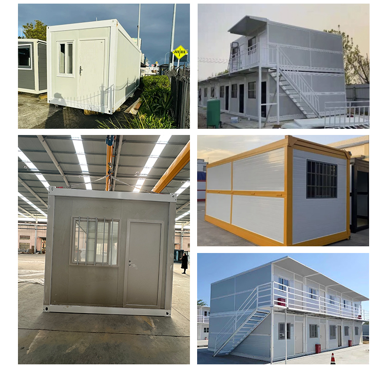 House Aluminum Window Prefab Modular Z Folding Container Homes with Optional Size and Easy Install Design