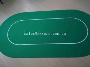 Quality Foldable Poker Felt Gambling Table Mat , Professional Mahjong Table Mats wholesale