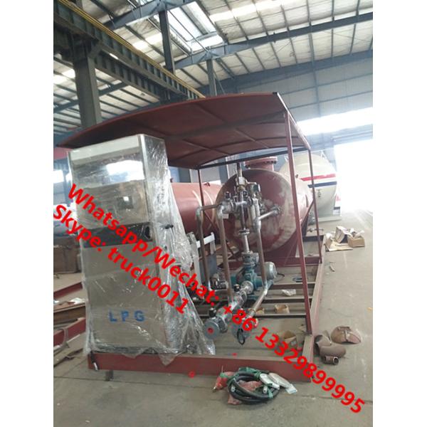 2021s new brand best price mobile skid propane cooking gas tank with lpg gas dispenser for sale, skid lpg gas station