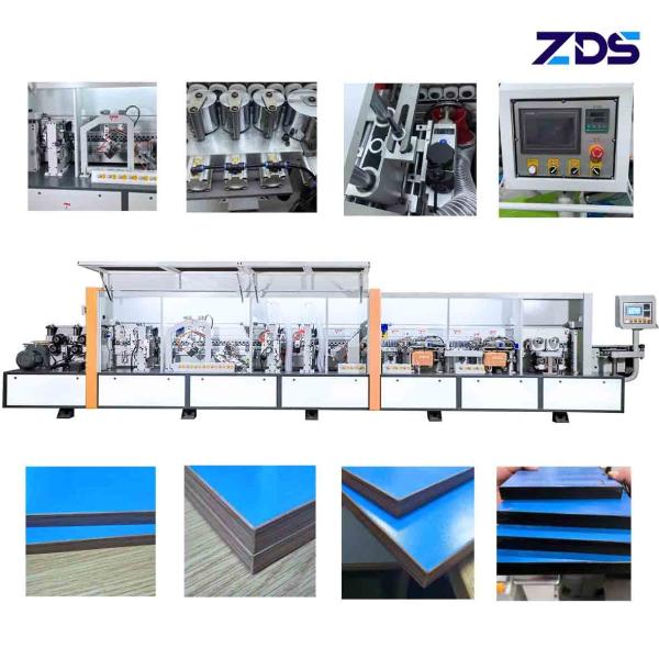 Cheap Automatic PVC Pre Milling Edge Banding Machine Double Glue Pot Edgebander Machine for sale
