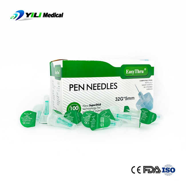 Sterile Insulin Needle Tips , Non Pyrogenic Pin Needles For Diabetics
