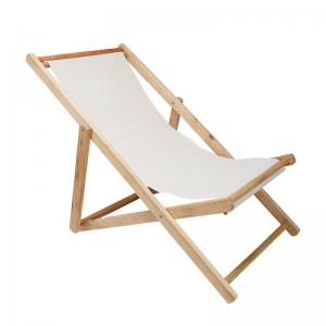 Quality Outdoor Camping Leisure Picnic Bamboo Chair Adjustable Wooden Chair Garden Folding Chair wholesale