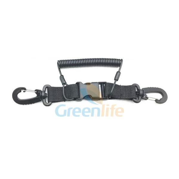 Quality Anti Drop Coiled Extended Rope 59'' Quick Release Lanyard wholesale