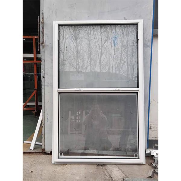 Soundproof Single Sash Top Aluminum Hung Window For Bathroom