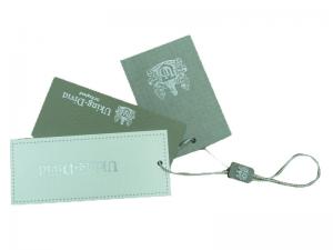 China Custom Brand Paper Hang Tag For Clothing, Personalised Clothes Hanger Tags on sale