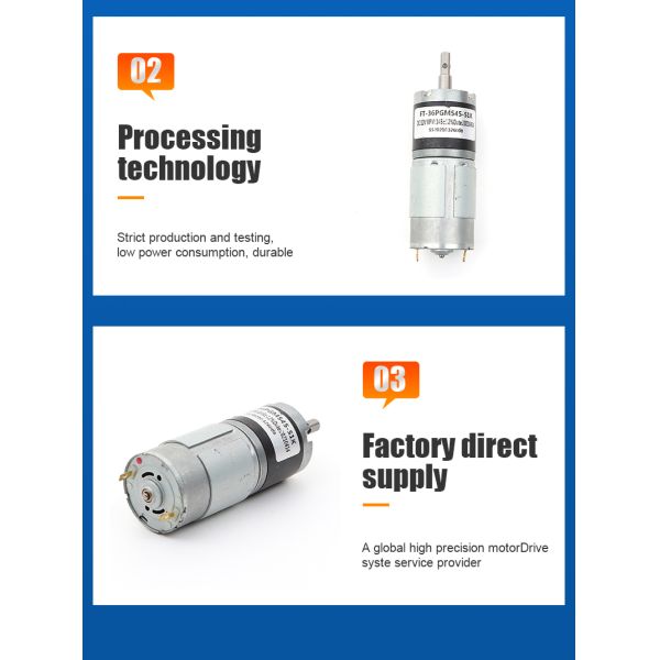 36mm12V 24V 48V DC Gear Motor Household Intelligent Robot Motor Planetary Gearbox Motor