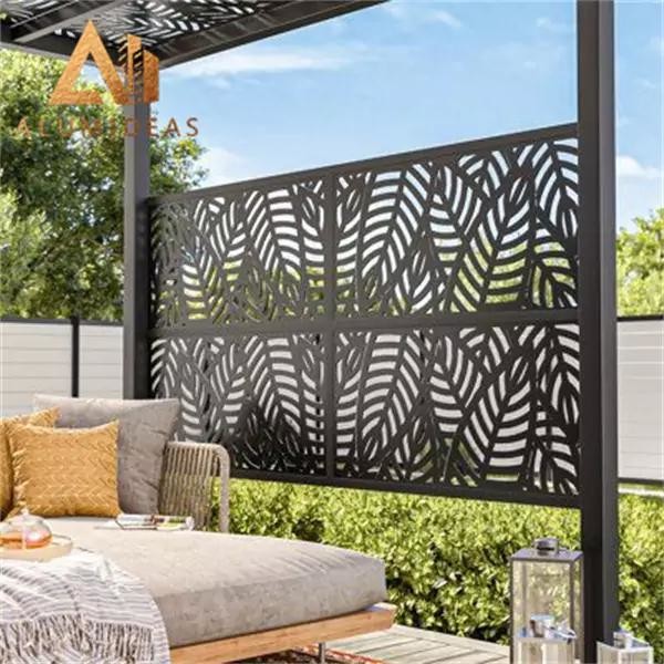 Aluminum fence panels