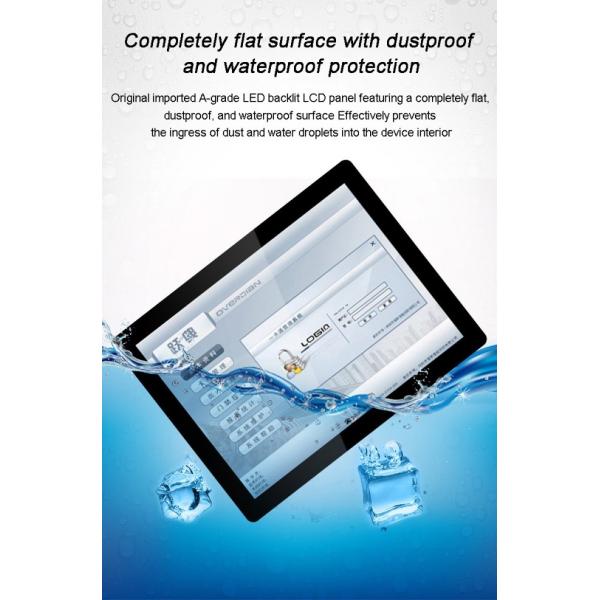 19 inch Wholesale Ip65 Waterproof Monitor Open Frame Rear-mount Touch All-in-one Industrial Control Computers