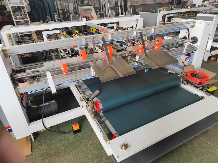 7.5m Length Semi Automatic Two Pieces Folder Gluer Machine for Carton Folder Gluing