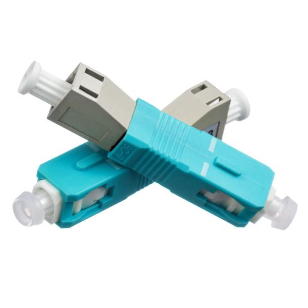 SC Male To ST/LC/FC Female Hybrid adapter,SC-ST,SC-LC,SC-FC fiber optic couplers,High precision alignment sleeve