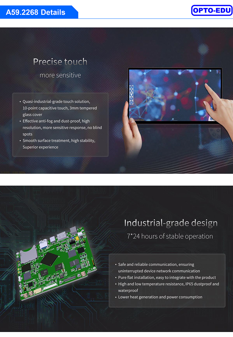 OPTO EDU A59.2268 13.3" LCD Digital Camera 8.0M 4K