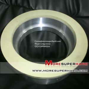 China ceramic diamond wheel cup shape,Vitrified diamond grinding wheel  Cocoa@moresuperhard.com on sale