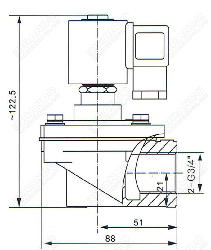 SCG353A043 SCDUG353A043 Right Angle 3/4'' Diaphragm Pulse Jet Valve