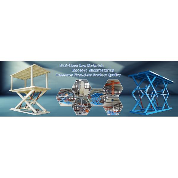 8T Electrical Hydraulic Scissor Heavy Duty Lift Tables Elevating Platform With Jack Lift
