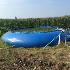 Portable 0.7mm PVC Tarpaulin Collapsible Water Storage Barrel 200L